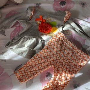 Baby girl’s Thanksgiving outfit